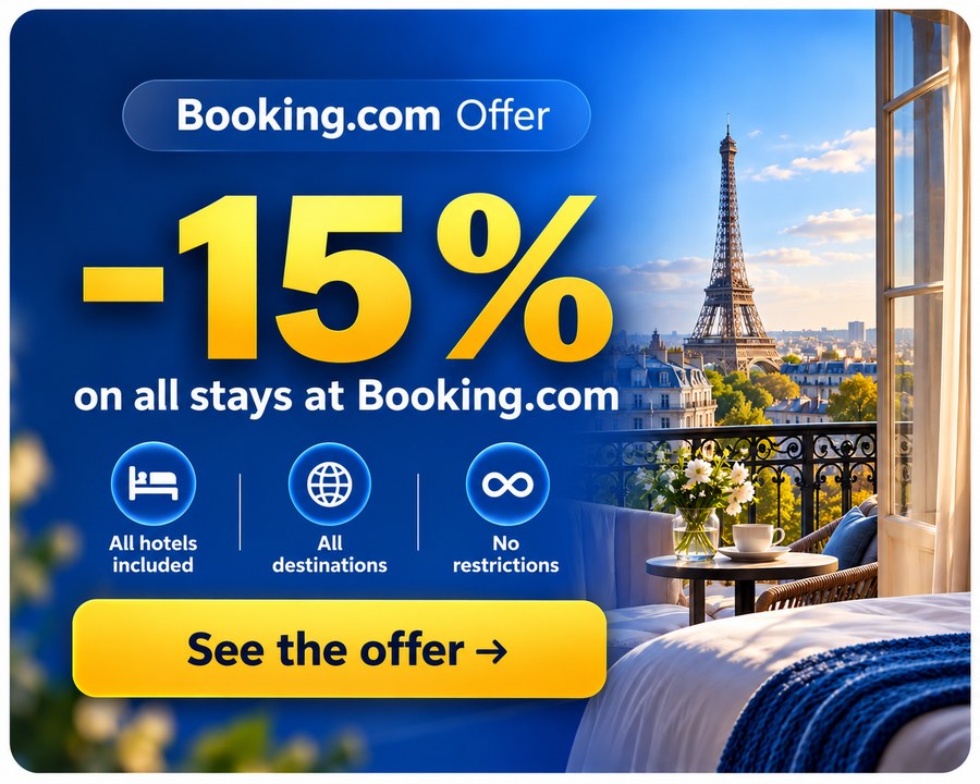 Booking.com offer – on everything at Booking.com