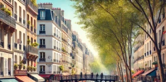 Quartier canal saint martin
