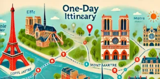 1-day itinerary from Paris