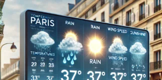 Paris 5-day weather forecast
