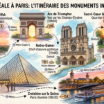 itineraire 1 jour PARIS Visiter Paris en 1 journée