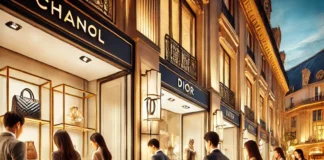 luxury shopping in Paris