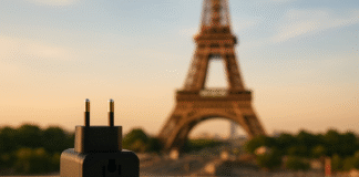 Plug adapters for Paris