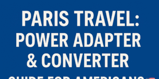 Power adapter and converter for France and Toulouse