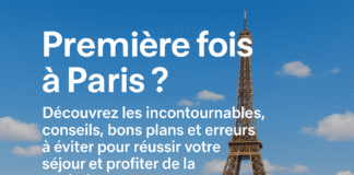 Paris la premiere fois, que faire