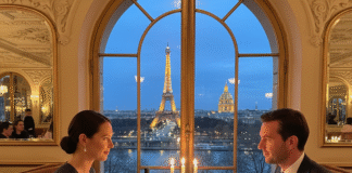 Fine dining setup during Paris Restaurant Week 2025