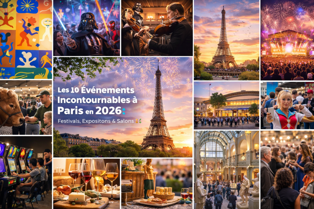 Les activités à venir à Paris pour l'année 2026