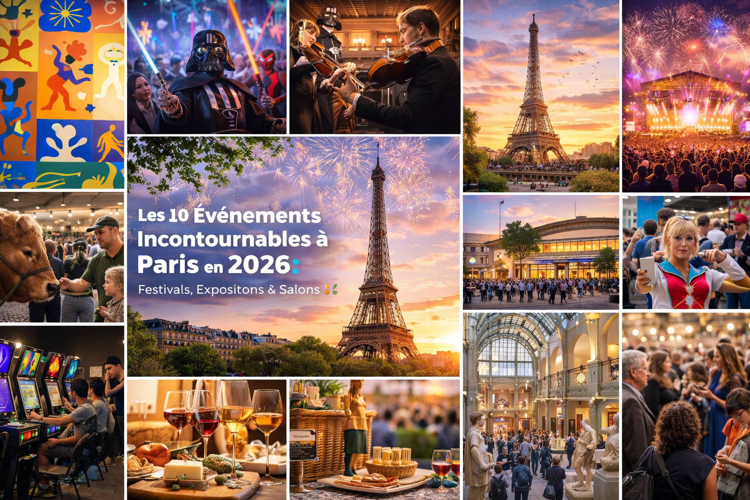 Les activités à venir à Paris pour l'année 2026
