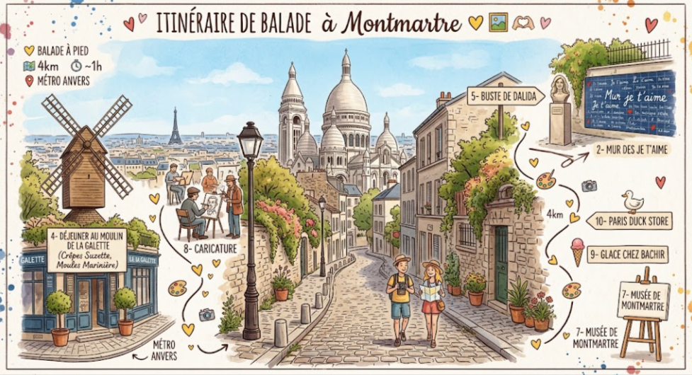 Se balader à Montmartre