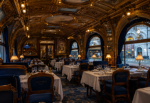 The Train Bleu Restaurant in Pariq