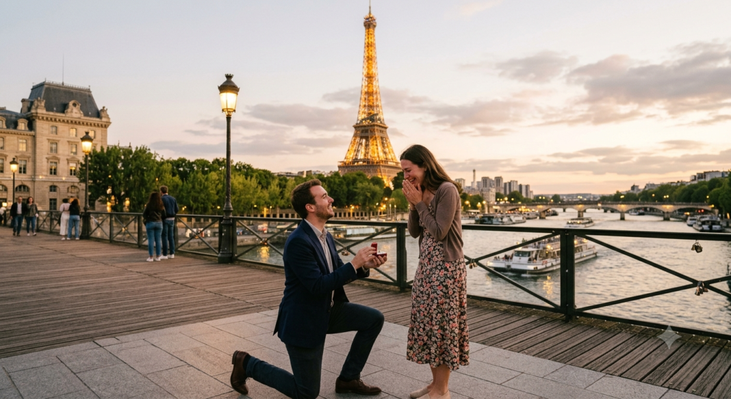 Faire sa demande de mariage à Paris
