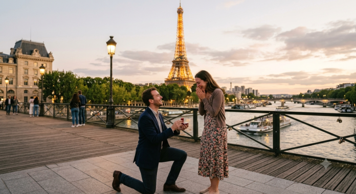petición de matrimonio Pedir matrimonio en París
