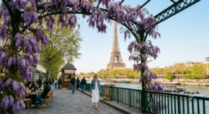 Un lugar pintoresco desde donde contemplar la Torre Eiffel