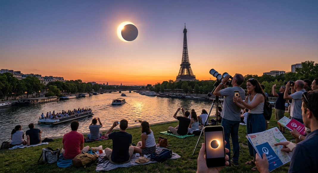 2026 Solar Eclipse in Paris