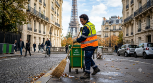 propreté paris PARIS agent de la ville de Paris dédié à la propreté