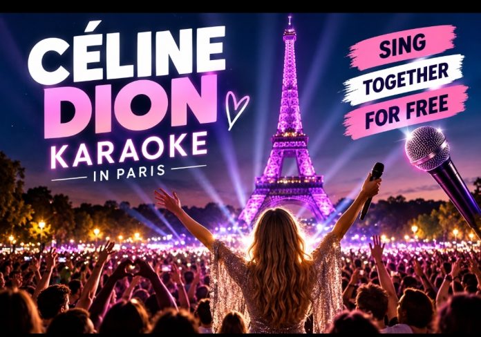 El karaoke gigante de CĂ©line Dion Celine Dion, mĂșsica gratuita