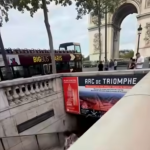 Arco del Triunfo peligroso PARIS Cruzar la rotonda del Arco del Triunfo es peligroso